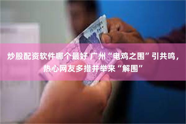 炒股配资软件哪个最好 广州“电鸡之围”引共鸣，热心网友多措并举来“解围”