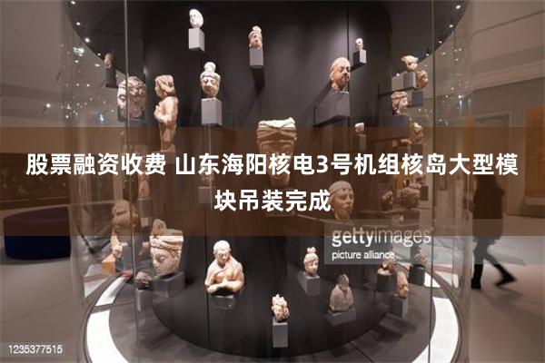 股票融资收费 山东海阳核电3号机组核岛大型模块吊装完成