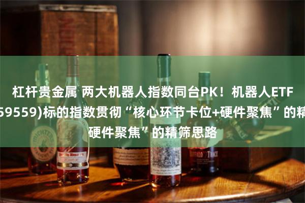 杠杆贵金属 两大机器人指数同台PK!机器人ETF景顺(159559)标的指数贯彻“核心环节卡位+硬件聚焦”的精筛思路