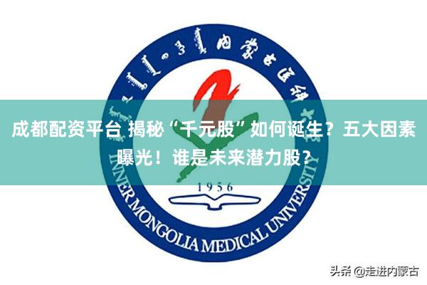 成都配资平台 揭秘“千元股”如何诞生?五大因素曝光!谁是未来潜力股?