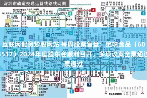 互联网配资炒股网站 每周股票复盘:绝味食品(603517)2024年度股东会顺利召开,多项议案全票通过