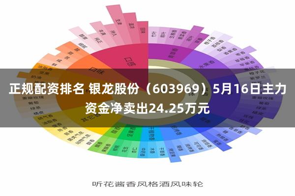 正规配资排名 银龙股份（603969）5月16日主力资金净卖出24.25万元