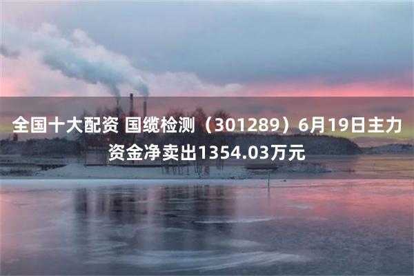 全国十大配资 国缆检测（301289）6月19日主力资金净卖出1354.03万元