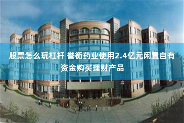 股票怎么玩杠杆 誉衡药业使用2.4亿元闲置自有资金购买理财产品
