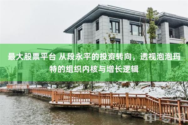 最大股票平台 从段永平的投资转向，透视泡泡玛特的组织内核与增长逻辑