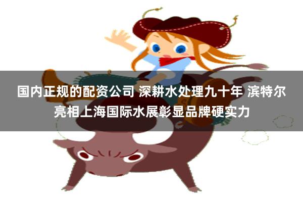国内正规的配资公司 深耕水处理九十年 滨特尔亮相上海国际水展彰显品牌硬实力