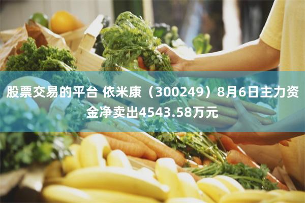 股票交易的平台 依米康（300249）8月6日主力资金净卖出4543.58万元