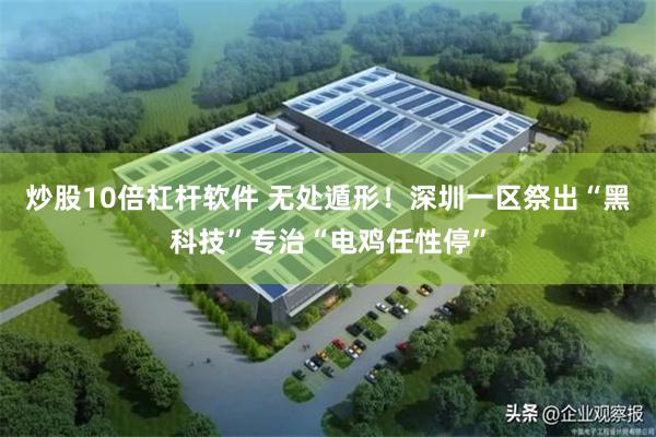 炒股10倍杠杆软件 无处遁形！深圳一区祭出“黑科技”专治“电鸡任性停”