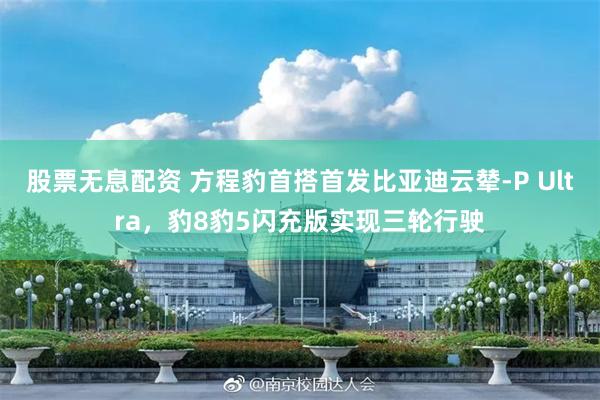 股票无息配资 方程豹首搭首发比亚迪云辇-P Ultra，豹8豹5闪充版实现三轮行驶