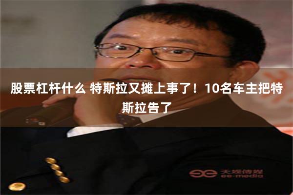 股票杠杆什么 特斯拉又摊上事了！10名车主把特斯拉告了
