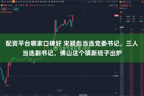 配资平台哪家口碑好 宋颖彪当选党委书记,三人当选副书记,佛山这个镇新班子出炉